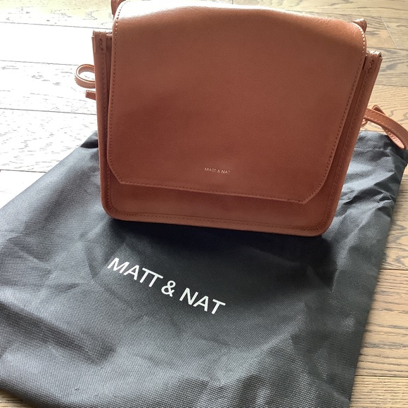 Matt & Nat Handbags - Matt & Nat LEV VEGAN CROSSBODY BAG - VINTAGE